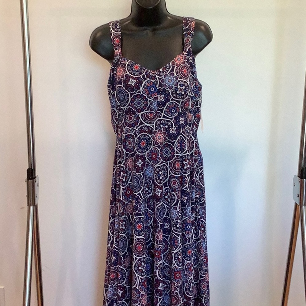 NWT Harlow & Rose Patterned Dress, Medium